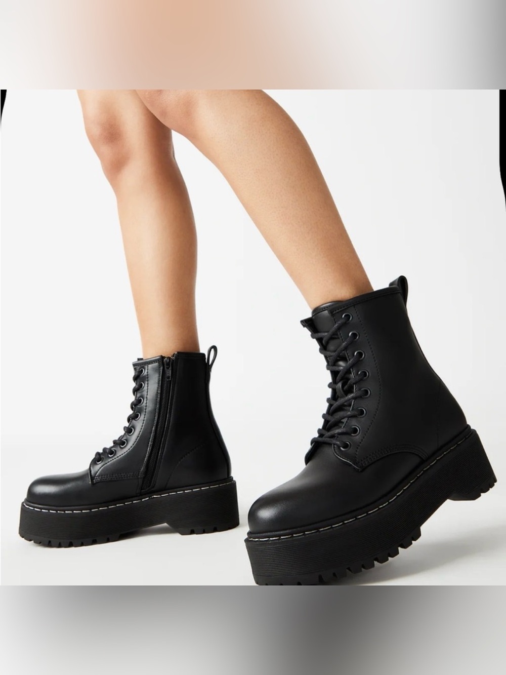 Steve Madden Bettyy Platform Chunky Boots Size 11